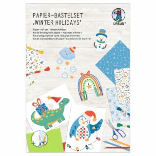 Papier-Bastelset "Winter Holidays"