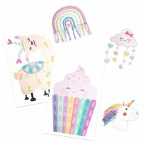 Papier-Bastelset "Cute Rainbow"