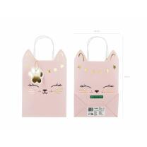 Partytüte Geschenktasche Katze, 1 Stück