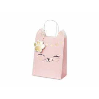 Partytüte Geschenktasche Katze, 1 Stück