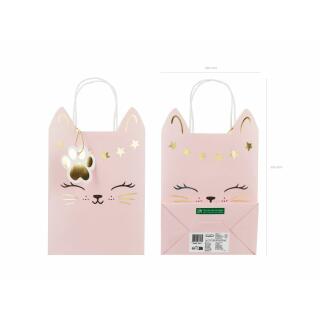 Partytüte Geschenktasche Katze, 1 Stück