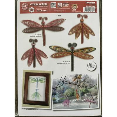 Quillingschablone/ Quillingboard Libelle (0132)