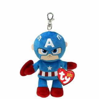 Ty Beanie Babies Clip Anhänger - Captain America