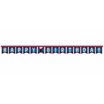 Zauberer Party - Girlande Happy Birthday