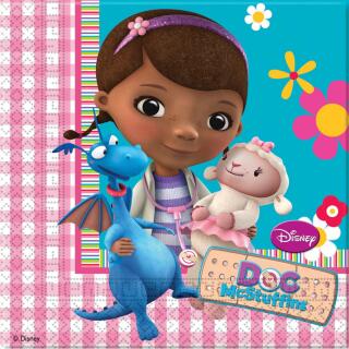 Servietten  Doc McStuffins, 20 Stück
