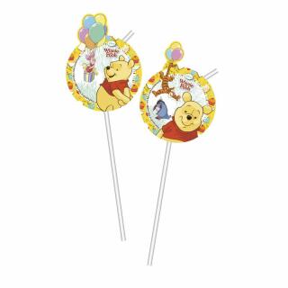 Trinkhalme - Winnie Pooh - Puuh - Sweet Treats, 6 Stück