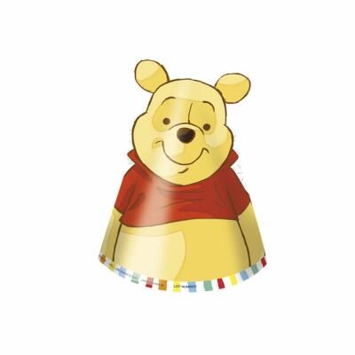 Partyhütchen - Winnie Pooh - Puuh - Sweet Treats, 6 Stück