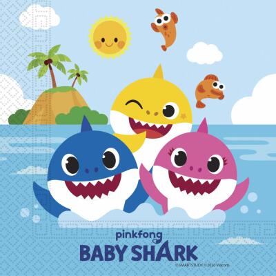 Baby Shark (procos) -  20 Servietten