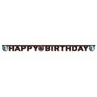 Girlande Happy Birthday Star Wars, 1,6 m