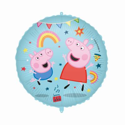 Folienballon Peppa Pig 46 cm mit Ballongewicht