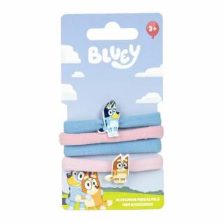 Bluey - Haargummis, 4 Stück