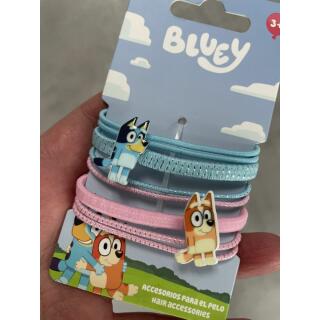 Bluey - Haargummis, 8 Stück