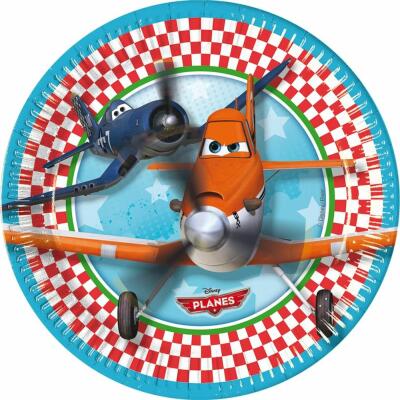 Pappteller Planes - Flugzeug, 8 Stück