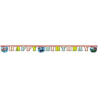 Girlande Happy Birthday Planes - Flugzeug