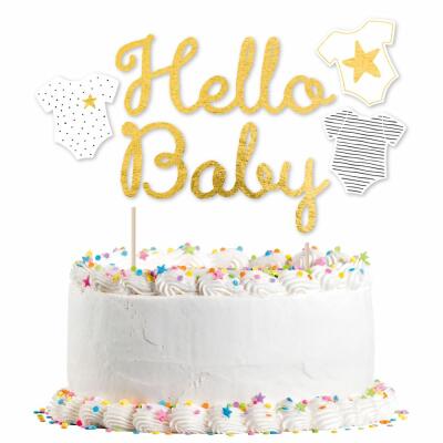 Kuchendekoration - Hello Baby