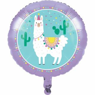 Folienballon - Lama, 45,7 cm