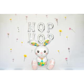 Folienballon - sitzender Osterhase 50 cm