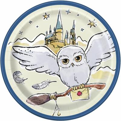 Harry Potter - Pappteller klein, 8 Stück