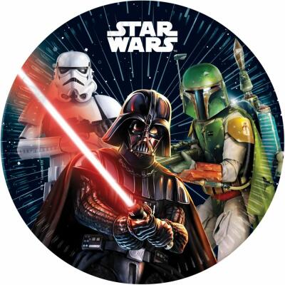 Procos 10215306DY - Party Set Star Wars Galaxy, 52-teiliges Einweggeschirr