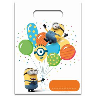 Partytüten -  Minions Balloons Party, 6 Stück