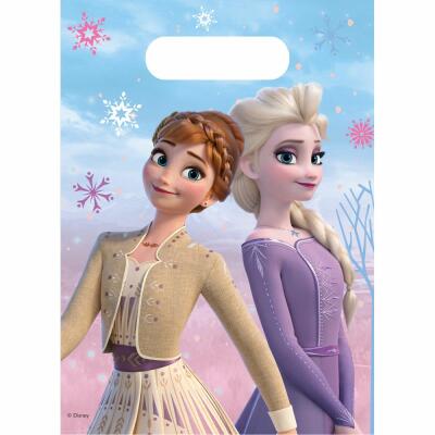 Partytüten -  Frozen  Eiskönigin Wind Spirit - Anna Elsa, 6 Stück