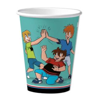 44-teiliges Party-Set - Drei Fragezeichen ??? Kids - Detektive - Teller Becher Servietten Trinkhalme für 8 Kinder