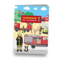 Feuerwehr - Mal- und Rätselheft