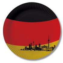 Deutschland - Pappteller, 10 Stück
