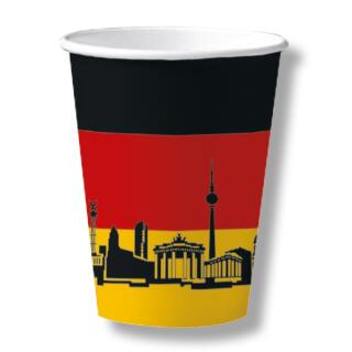 Deutschland - Pappbecher, 10 Stück