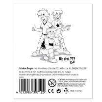 8-teiliges Aufkleber-Set - Sticker - Drei Fragezeichen...