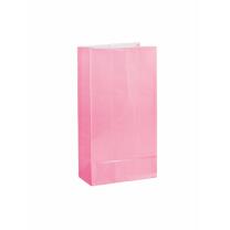 Papier - Partytüten rosa, 12 Stück