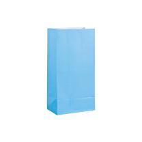 Papier - Partytüten hellblau, 12 Stück