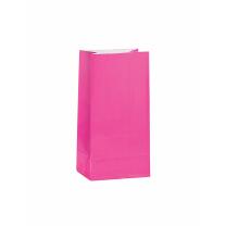 Papier - Partytüten pink, 12 Stück