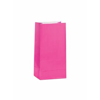 Papier - Partytüten pink, 12 Stück