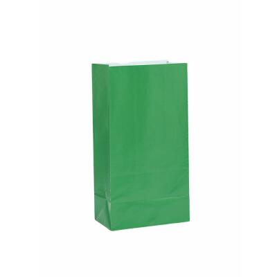Papier - Partytüten grün, 12 Stück