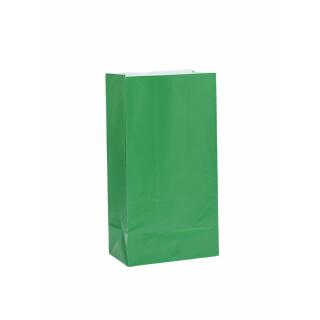 Papier - Partytüten grün, 12 Stück