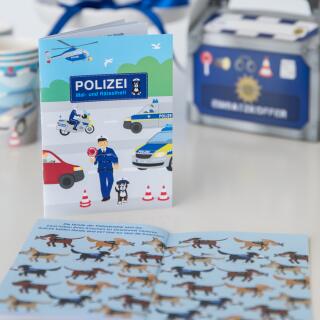 Polizei - Mal - und Rätselheft