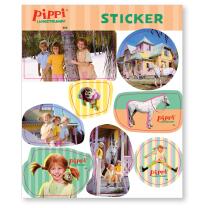 8-teiliges Aufkleber-Set - Sticker - Pippi Langstreumpf