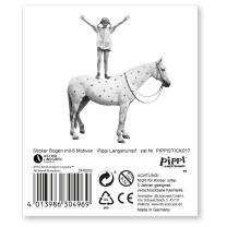8-teiliges Aufkleber-Set - Sticker - Pippi Langstreumpf