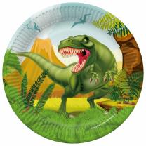 Party-Set Dinosaurier für 8 Gäste - Teller...