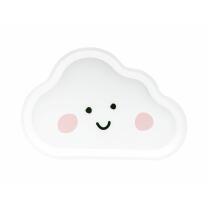 Pappteller - Wolke, 6 Stück