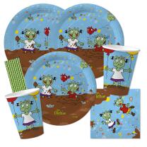 44-teiliges Party-Set - Die Olchis - Teller Becher...