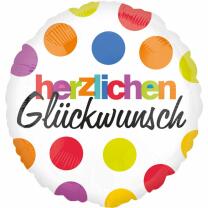 Folienballon Herzlichen Glückwunsch 43 cm