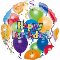 Folienballon Happy Birthday Ballons 43 cm