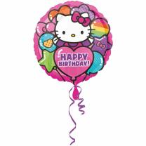 Folienballon Hello Kitty - Happy Birthday 43 cm