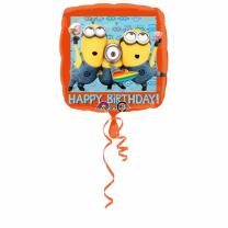 Folienballon Happy Birthday Minions  43 cm