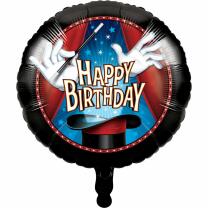 Folienballon Happy Birthday Zauberer  45 cm
