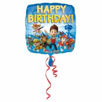 Folienballon Happy Birthday Paw Patrol  43 cm