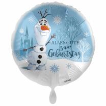 Folienballon Frozen Olaf Geburtstag, 43 cm