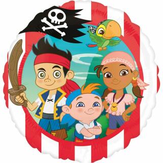 Folienballon Jake und die Nimmerland Piraten, 43 cm